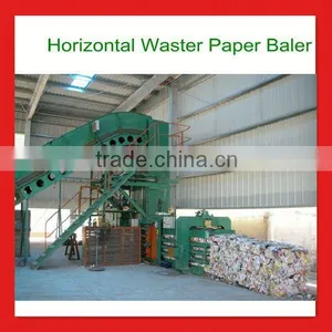 High Efficiency Automatic Baler Press for Pet Bottle Good Quality thumbnail-1