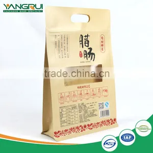 Kraft Paper Bag With Window and Zipper thumbnail-4