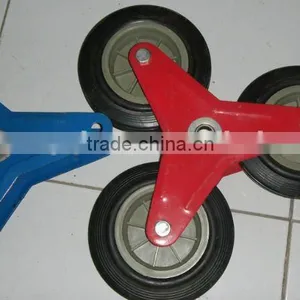 Stair Climbing Hand Sack Truck Wheels With Triangle Rim thumbnail-1