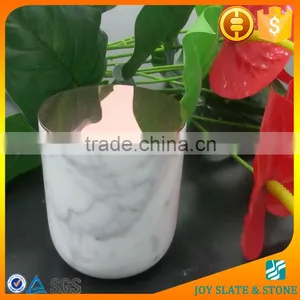 China Factory Calacatta Marble White Candle Jar thumbnail-5