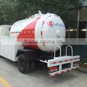 High Performance Dongfeng 4x2 Mini Lpg Tanker Transportation Truck thumbnail-3