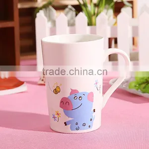 White Promotion Ceramic Coffee Mug Milk Design Wholesale thumbnail-1