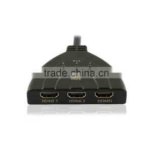 Hot Video Player 4kx2k 3 Ports Bi-direction Hdmi Switch Splitter With Pigtail Cable thumbnail-1