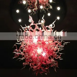2013 Newest GLASS ART Chandelier Xo-2012801 and Hand Blown Glass Pendents thumbnail-1