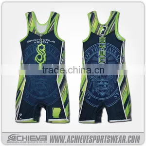 Womens Custom Printed Sublimated Dry Fit Wrestling Sports Yoga Workout thumbnail-1