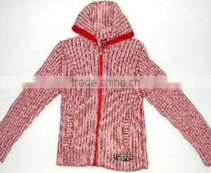 Ladies Knitted Hoodies thumbnail-1