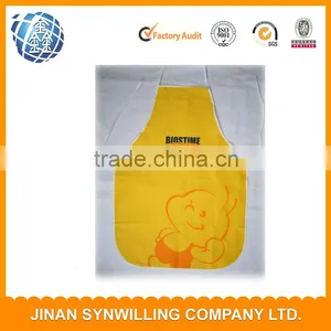 100% Cotton Apron Yellow 3D Printed Aprons Kitchen Cooking Home BBQ Apron Party thumbnail-3