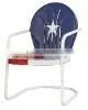 Outdoor Retro Metal Patio Chair thumbnail-1