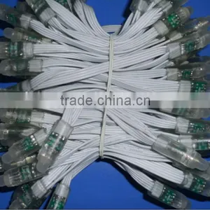 DC12V Input 12mm Through-hole LED Channel Letter;100pcs a String;with All WHITE Wire thumbnail-1