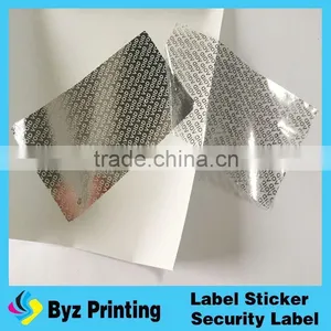 High Residue Warranty Open Void Sticker/cosmetic Label thumbnail-1