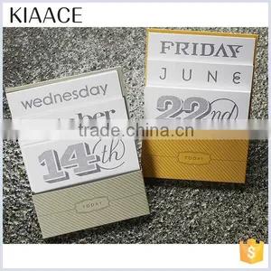 Promotional Recycling Eco Friendly Printing Paper Desk Table Calendar thumbnail-4
