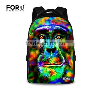 2015 Ape Pattern Boys Girls Backpack Bag,Backpack Travel,Hidden Compartment Backpack thumbnail-1