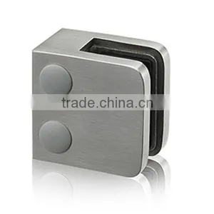 Stair Railling Stianlesss Steel Square Glass Clamp Glass Fittings thumbnail-2