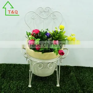 Tricycle With Patio Backyard Outdoor Metal Decor Plant Pots Wholesale thumbnail-2