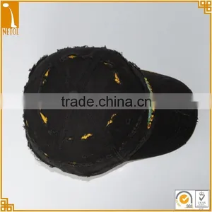 2016 New 6 Panels Double Layer Distressed Baseball Caps thumbnail-2