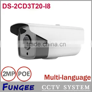 Shenzhen 2MP DS-2CD3T20-I8 Bullet IP Camera Infrared Sensor Long Distance With EXIR 80m IR Range thumbnail-1