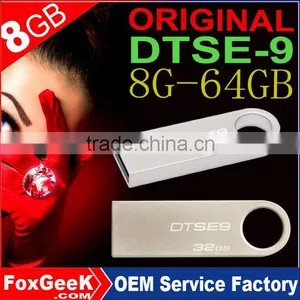 Original Quality Brand DTSE9 SE9 USB Flash Drive 8G/16G/32G/64G/GB Metal USB 2.0 Key Stick Wholesale OEM thumbnail-1