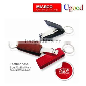 Best Hot Leather USB Flash Drive 4GB 8GB 16GB 8GB Keychain Pendrive 32GB Flash Memory Stick Pen Drive Factory Cheapest Price Usb thumbnail-4