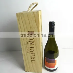 Wholesale Wooden Wine Bottle Box /Wooden Wine Gift Box/Gift Boxes for Wine Glasses thumbnail-1