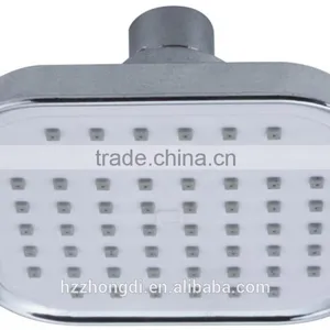 Good Quality 100mm Small Square Plastic Abs Rain Shower Head With Chrome thumbnail-1