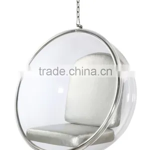 Eero Aarnio Acrylic Transparent Hanging Swing Ball Chair thumbnail-5