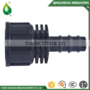 Black Plastic Barbed Straight Coupling For Drip Pipe 16mm thumbnail-5