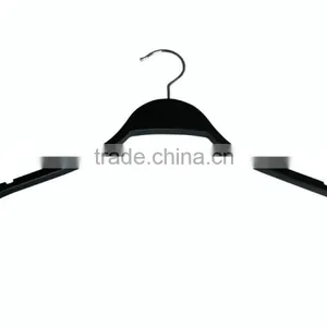 HH Brand Laminated Wooden Hanger , Cheap Black Wooden Hanger Laundry Hanger thumbnail-1