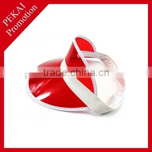 Cheap Plastic Sun Visor Cap Wholesale for Promotion Gift thumbnail-5