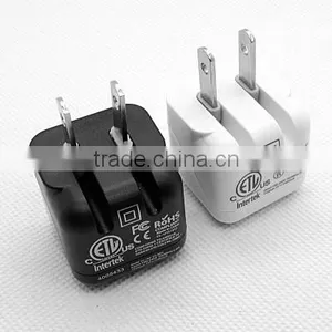 ETL UL CE FCC High Quality Folding Mini USB Wall Charger thumbnail-1