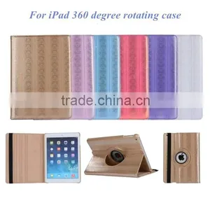 New Case for Ipad, for IPad Case 360 Degree Rotation Flip Case Cover With Stand thumbnail-1
