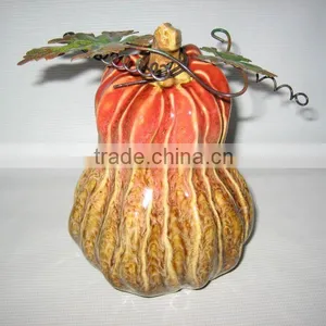 Decorative Ceramic Pumpkin thumbnail-1