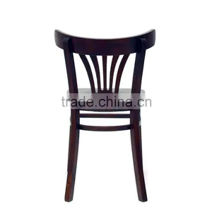 Country Garden Modern Fabric Hotel Arm Wooden Teak Dining Table and Chair thumbnail-2