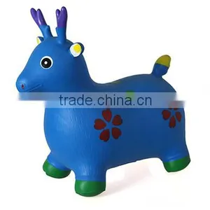 Child Animal Inflatable Toy Jumping Horse With Non-toxic PVC Material thumbnail-2