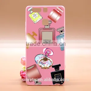 Perfume TPU+PC 2-in-1 Hybrid Pattern Phone Case With Ring Bracket Compatible Brand For Huawei P9/P9 Plus thumbnail-1