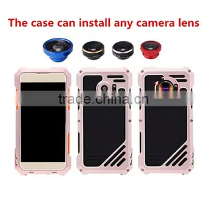 Hybrid Armor Rugged Silicone Combo Phone Case Cover With Wide Angle Camera for Samsung Galaxy S7 S6 Edge Note 5 4 3 thumbnail-1