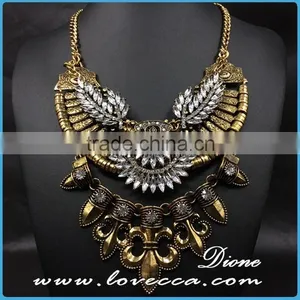 Crystals Statement Necklace thumbnail-1