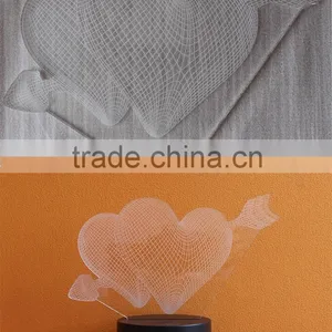 Fancy Customized 3D Acrylic Table Led Lamp With Battery Wholesale thumbnail-6