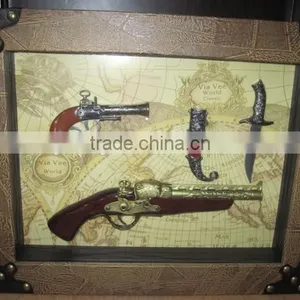Two Guns Framed Art for Living Room thumbnail-2
