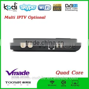 Android Aidio Tuner Combo Android Digital Satellite Internet Decoder v8 s2 With Dvb-s2 Android 4.4 os thumbnail-5