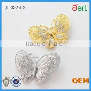 Rhinestone Silver Alloyed Factory Women Rhinestone Brooch thumbnail-6