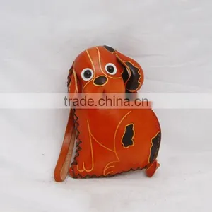 Handmade Leather Large Dog Coin Purse thumbnail-3