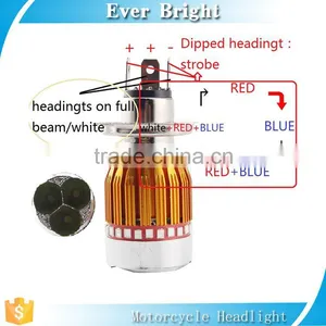 9~80V C-ree Led 5w Motorcycle Headlight H4 Electric Cars RGB Lights thumbnail-3