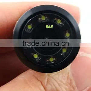 DC12 V Universal 18.5mm 8 LED Nightvision Car Back View Camera Mini Car Camera XY-1289LED thumbnail-2