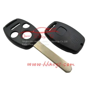 With Chip Place and Logo Honda 3+1 Button Remote Key Cover Case Casing Shell for Car Key thumbnail-3