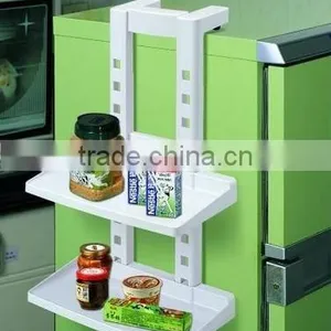 Kawachi Three Layer Adjustable Refrigerator Shelf Storage Bottle Rack thumbnail-2