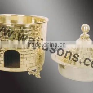 New Design Handmade Chafing Dish for Sale | 2016 Metal Made Chafing Dish | Modern Chafing Dish | Brass Plated Chafing Dish thumbnail-2