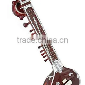 Ravi Shankar Style With Fiber Box Professional Quality India Indian Double Tumba Sitar thumbnail-2