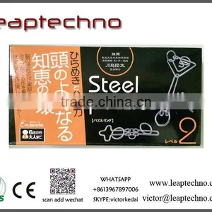 3d Brain Teaser Metal, Funny Game Metal, Metal Wire Different Shape Heart Puzzle thumbnail-5