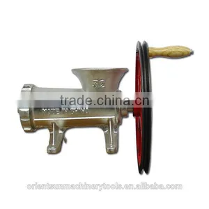 32#B Electric Commercial Meat Mincer With Motor Pulley thumbnail-1