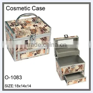 2 Layers Drawer Acrylic Cosmetic Display Case thumbnail-1